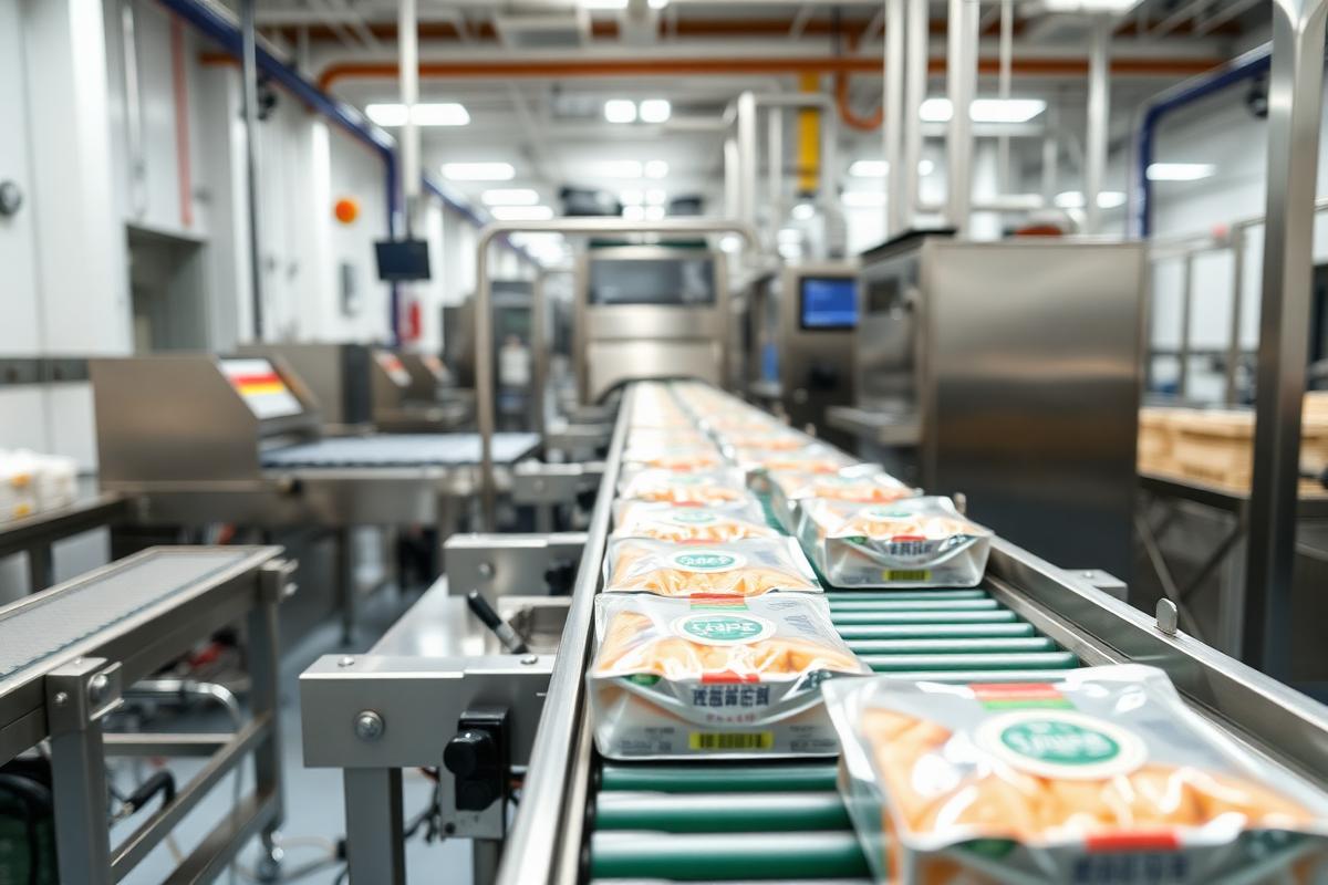 Food processing line in an Australian manufacturing facility